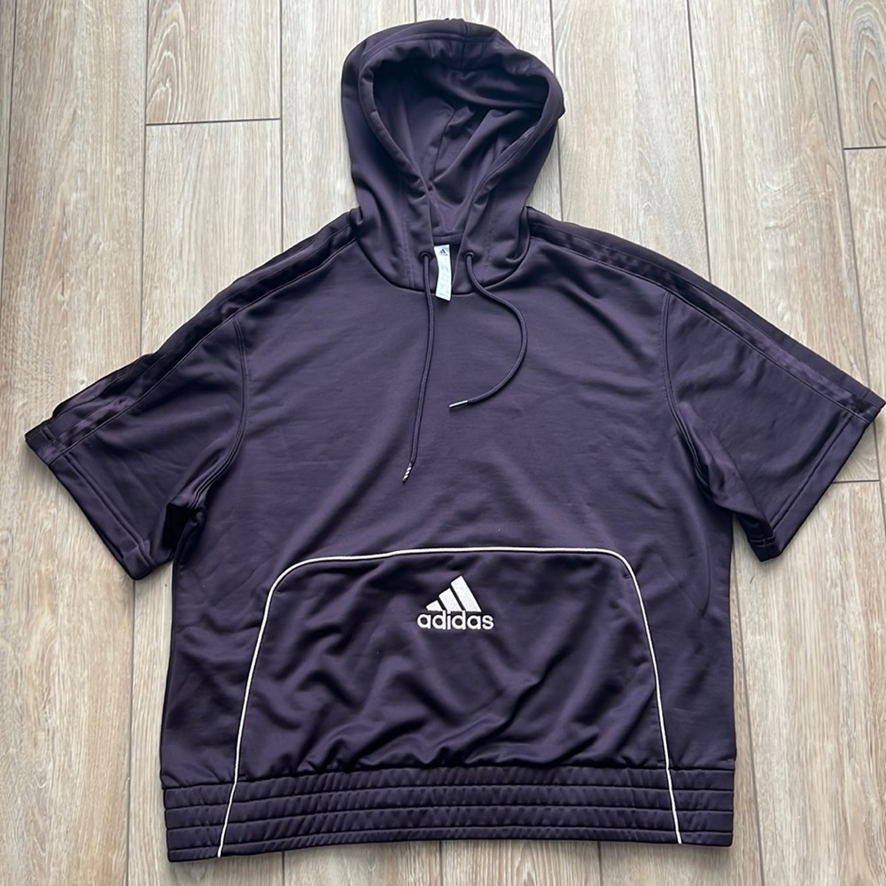 Purple Adidas Hoodie shirt size 2X